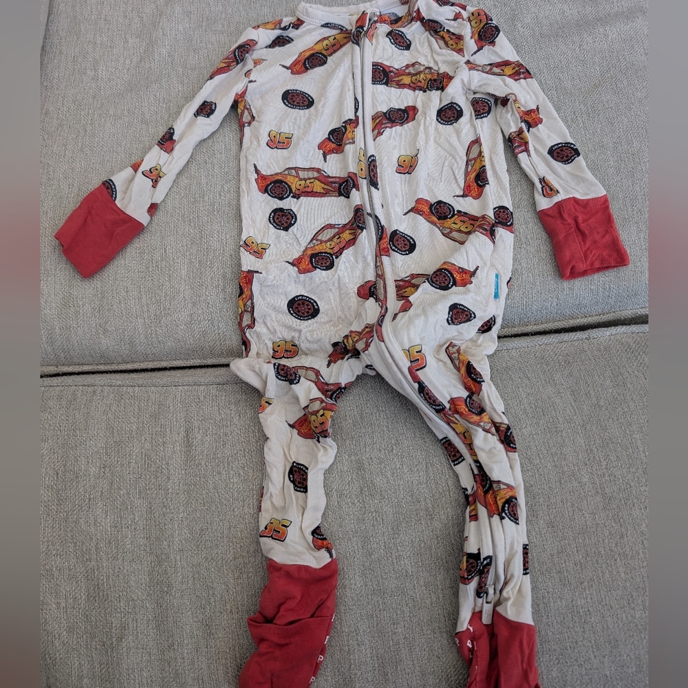 Posh Peanut Cars Onsie Size 9-12 Mos.